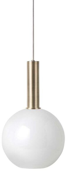 Ferm LIVING - Collect Висяща Лампа Опал Sphere High Месинг ferm LIVING