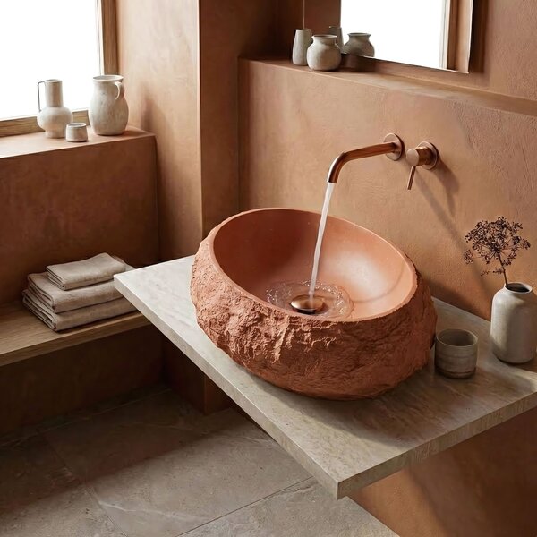Умивалник за плот Mika Terracotta