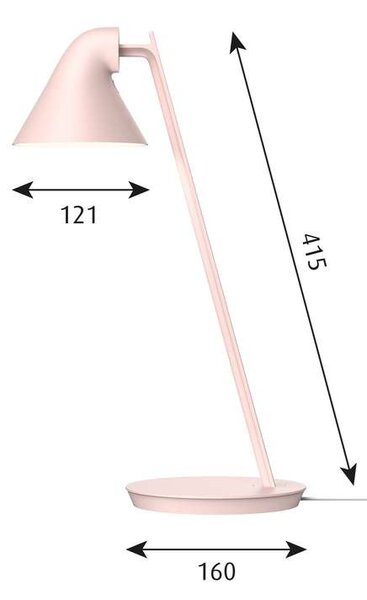 Louis Poulsen - NJP Mini Настолна Лампа Soft Розовоо Louis Poulsen