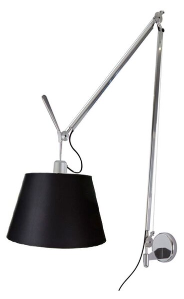 Artemide - Tolomeo Mega Стенна Лампа с/Димер Alu/Черно Artemide