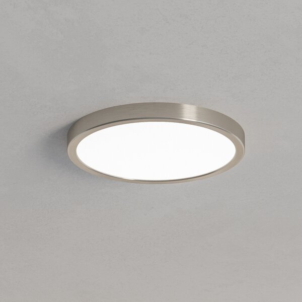 EGLO connect Smart LED лампа за монтаж Fueva 6-Z, сива, Ø 27cm, Затъмняване, Сив, Дневна/трапезария, Пластмаса, Модерен