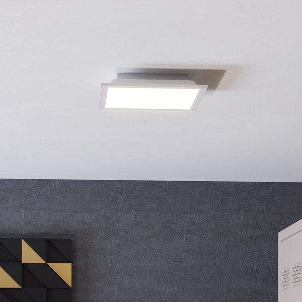 EGLO connect Smart LED таванна лампа Moradillo-Z, бяла, 29 см, Затъмняване, Бял, Дневна/трапезария, Метал, Модерен
