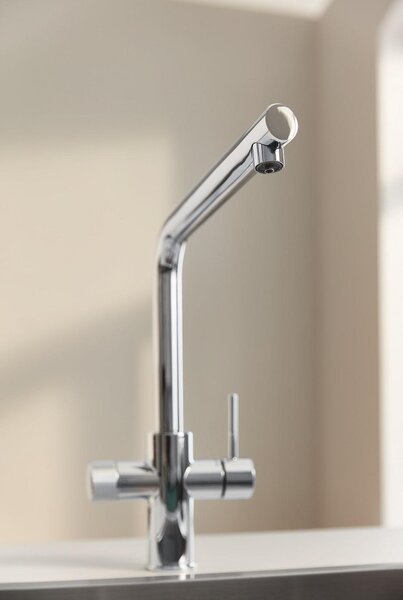 GROHE Blue Pure Minta Кухненски смесител с L-чучур + филтрираща система