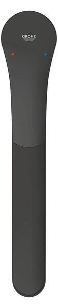 Grohe Eurosmart Кухненски смесител с плосък лят чучур, черен мат