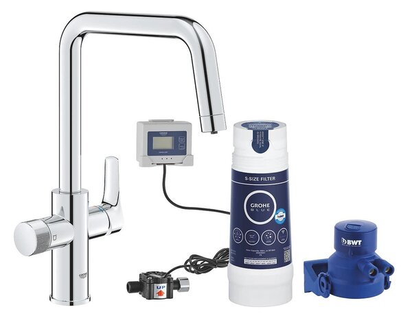 GROHE Blue Pure Eurosmart Кухненски смесител с U-чучур + филтрираща система