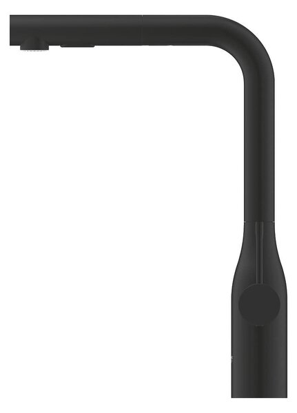 Grohe Essence Кухненски смесител с L-чучур, phantom black