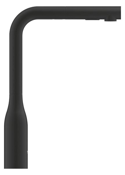 Grohe Essence Кухненски смесител с L-чучур, phantom black