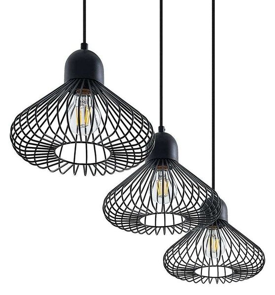 Lindby - Metehan 3 Pendant Black Lindby