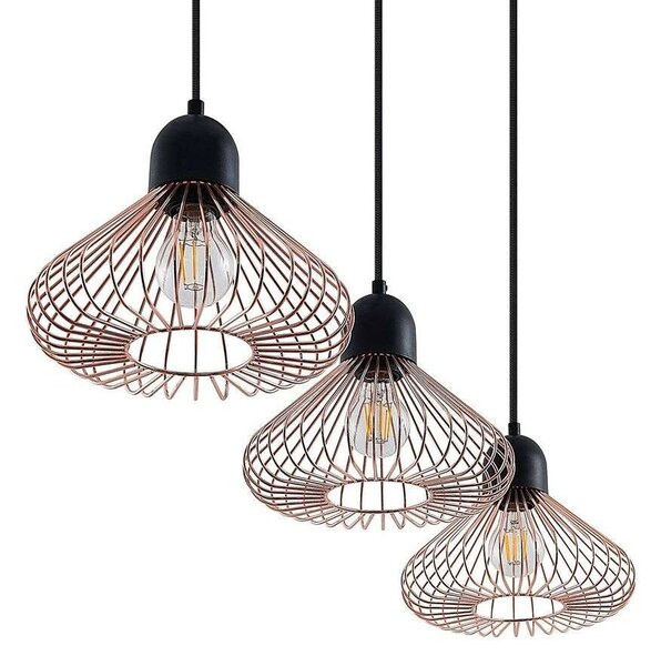 Lindby - Metehan 3 Pendant Copper Lindby