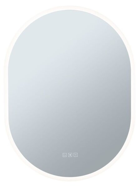 Paulmann - Mirra LED Illuminated Mirror IP44 Dim. Oval Mirror/Бяло Paulmann