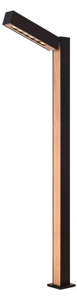 Lucande - Taskalin Garden Lamp H90 Black/Wood Lucande