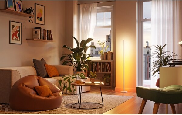 Nanoleaf NL7204K0201A070-LEDRGBW димируема подова лампа 22W/230V 2200-6500K Wi-Fi бяла