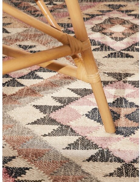 Сив ръчно изработен ютен килим 80x150 cm Roya Parsa – Elle Decoration