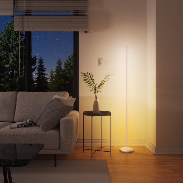 Nanoleaf NL7204K0201A070-LEDRGBW димируема подова лампа 22W/230V 2200-6500K Wi-Fi бяла