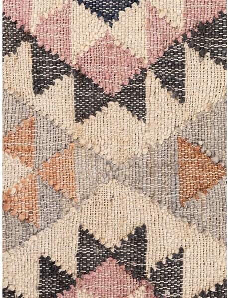 Сив ръчно изработен ютен килим 80x150 cm Roya Parsa – Elle Decoration