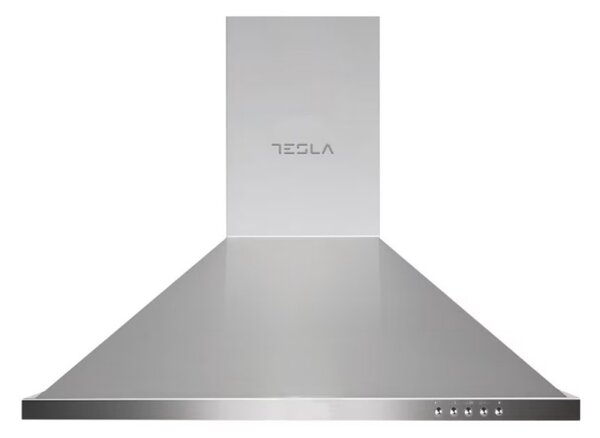 Абсорбатор Tesla DC600SX, Коминен, 125 W, 400 m3/h, 2 алуминиеви филтъра, 62 dB, 3 скорости, Инокс
