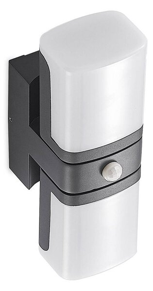 Lindby - Jasiah Up/Down Outdoor Wall Lamp w/Sensor Dark Grey Lindby