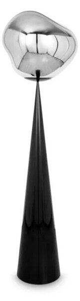 Tom Dixon - Melt Cone Fat Подова Лампа Сребро/Black Tom Dixon