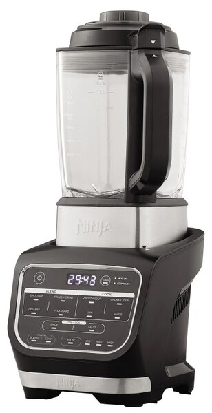 Блендер Ninja HB150EU, 1000W, 1.7 л, 10 програми, Auto-iQ, 2в1, Топлоустойчиво стъкло, Черен
