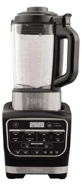 Блендер Ninja HB150EU, 1000W, 1.7 л, 10 програми, Auto-iQ, 2в1, Топлоустойчиво стъкло, Черен