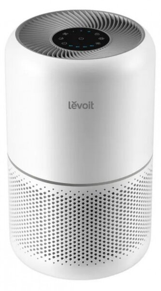 Пречиствател за въздух Levoit Core 300, 40 м2, 3 степенна филтрация, Тих, Премахва 99.97% от замърсителите, 360C циркулация, Без озон, Таймер, Бял
