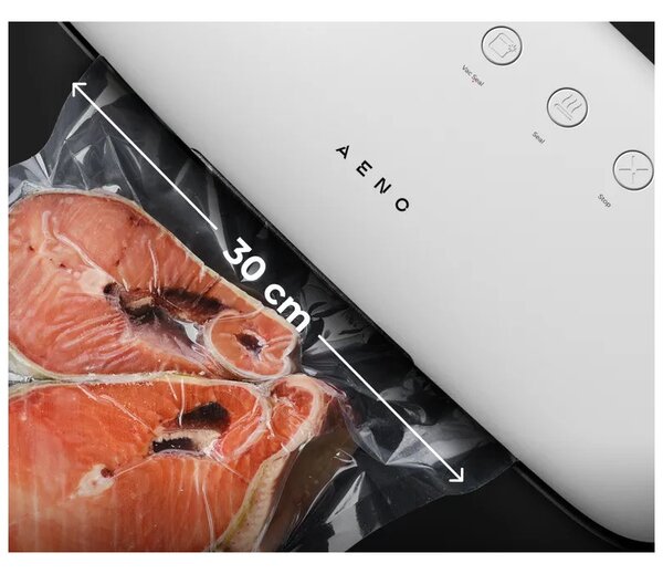 Уред за вакуумиране AENO VS2 AVS0002, 75 kPa, Режим Pulse, Сухо и мокро вакуумиране, Светлинна индикация, Бутон за спиране, Бял