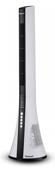 Вентилатор кула Techwood TVC-981T, 40W, Осцилация, 3 скорости, Таймер, Бял