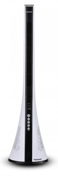Вентилатор кула Techwood TVC-981T, 40W, Осцилация, 3 скорости, Таймер, Бял