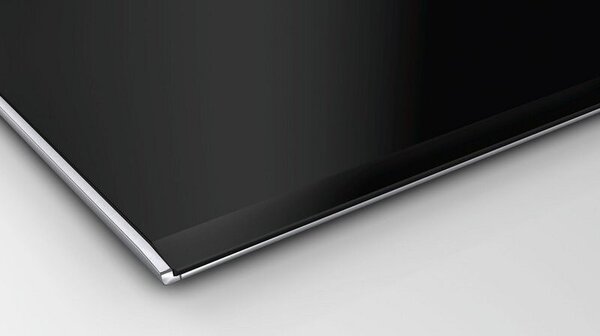 Керамичен плот за вграждане Bosch PXX375FB1E, 3700W, 2 зони, 17 степени, ComfortProfile, QuickStart, Индукционен, Черен
