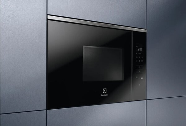 Микровълнова фурна за вграждане Electrolux KMFE172TEX, 17 л, 800W, 5 нива, Сензорно управление, Таймер, Осветление, Черен