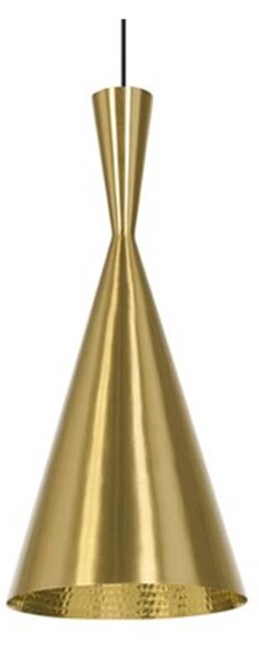 Tom Dixon - Beat Tall LED Висяща Лампа Brushed Brass Tom Dixon