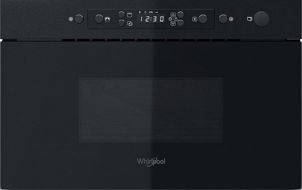 Микровълнова фурна за вграждане Whirlpool MBNA920B, 22 л, 750 W, 4 нива, Грил, Размразяване, Таймер, Автоматични програми, Черен