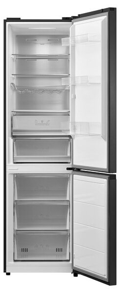 Хладилник с фризер Tesla RC3800FMB, 378 л, Енергиен клас E, 170W, Total No Frost, Metal Cooling, Super Cooling, Черен