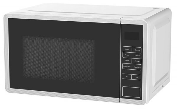 Микровълнова фурна Oliver Voltz OV51443F, 700W, 20 л, 5 степени, Таймер, Размразяване, Бял