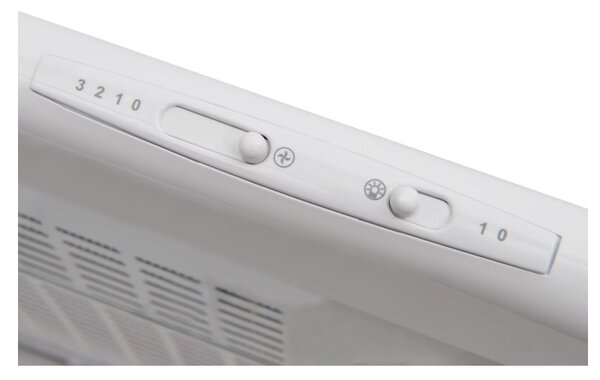 Абсорбатор AMICA OSC6112W, 197 m3/h, 118W, Клас D, 3 степени, 65 dBA, 60 см, Карбонов Филтър, Бял