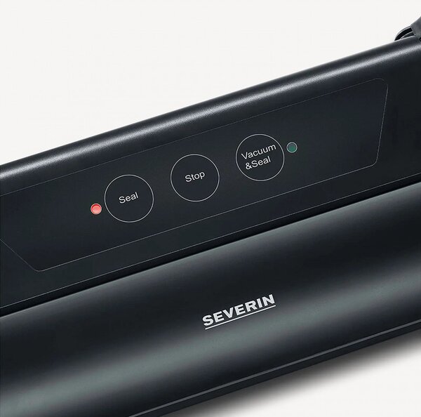 Уред за вакуумиране Severin FS 3610, 110W, Автоматично вакуумиране, "Стоп" функция, Ширина на плик до 28 см, Черен