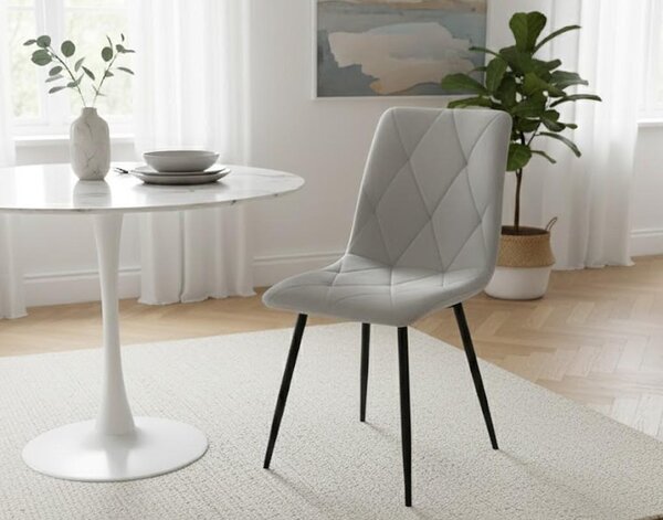 Трапезен стол Alan Velvet - 44 х 41 х 92 cm, различни цветове