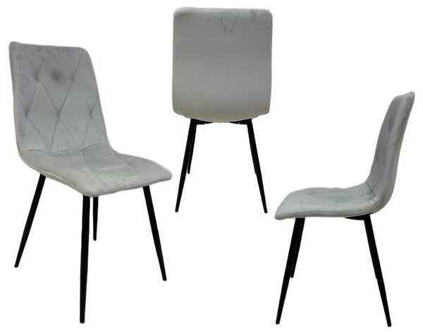 Трапезен стол Alan Velvet - 44 х 41 х 92 cm, различни цветове