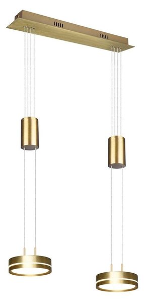 Lindby - Eilika 2 Pendant Brass Lindby