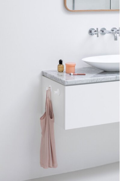 Комплект 2 бр закачалки Brabantia ReNew 1003486, Включен монтажен комплект, До 2 кг, Бял