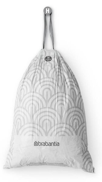 Торбички за кош Brabantia PerfectFit Touch/Push/Big Bin N 1005488, Размер H, 50-60 л, 30 броя, Бял