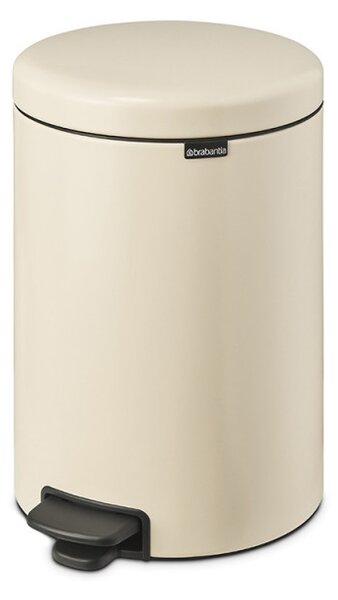 Кош за боклук с педал Brabantia NewIcon 1005535, 20 л, Плавно затваряне, Противоплъзгаща основа, Бежов