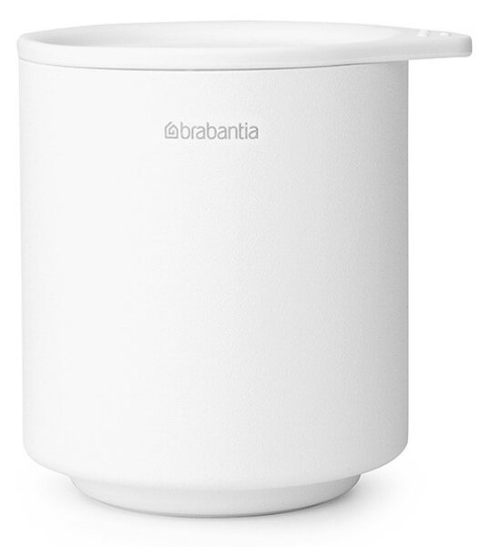 Кутия за аксесоари за баня Brabantia MindSet Mineral 1005687, Противоплъзгаща основа, Минерално покритие, Бял