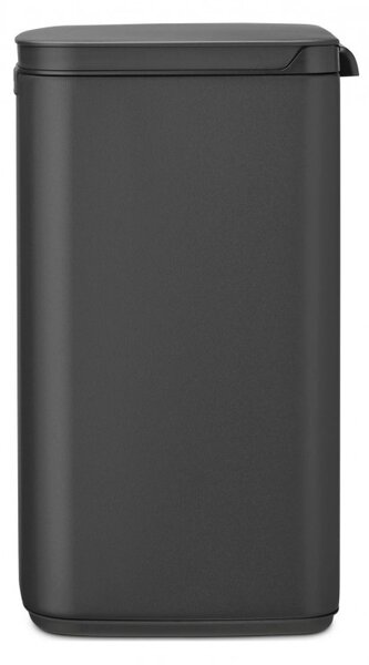 Кош за боклук Brabantia Bo Small 1006635, 12 л, Безшумно и плавно отваряне, Противоплъзгаща основа, Черен