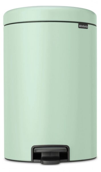 Кош за боклук с педал Brabantia NewIcon 1008847, 20 л, Плавно затваряне, Противоплъзгаща основа, Светлозелен