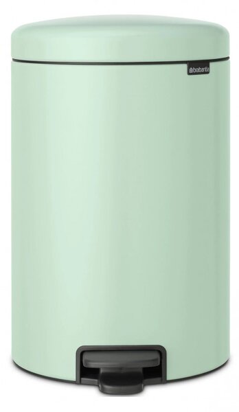 Кош за боклук с педал Brabantia NewIcon 1008847, 20 л, Плавно затваряне, Противоплъзгаща основа, Светлозелен