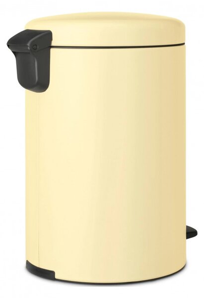 Кош за боклук с педал Brabantia NewIcon 1008848, 20 л, Плавно затваряне, Противоплъзгаща основа, Жълт