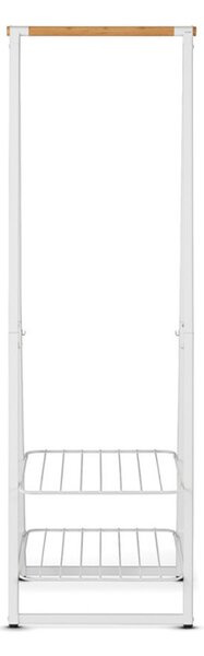 Многофункционална закачалка за дрехи Brabantia Linn 1000815, Стомана, Бял