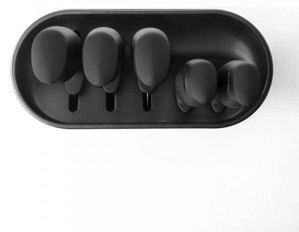 Комплект ножове 5 бр Brabantia Tasty+ 1001177, Закалена стомана, Устойчиви на надраскване и корозия, Тъмносив