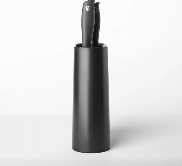 Комплект ножове 5 бр Brabantia Tasty+ 1001177, Закалена стомана, Устойчиви на надраскване и корозия, Тъмносив